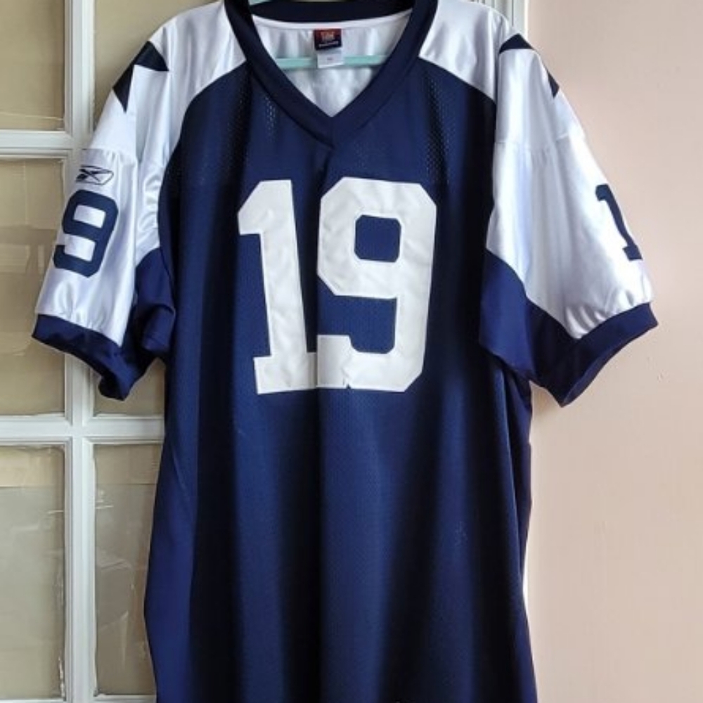 Throwback Dallas Cowboys K. Johnson #19 NFL Jersey